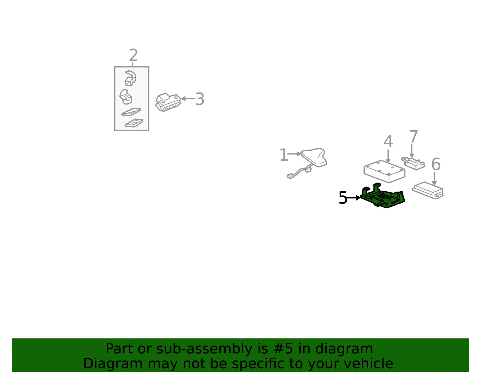 Communication Interface Module Bracket - GM (22754304)