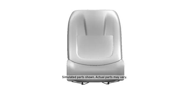 Light Platinum Driver Seat Back Finish Panel - GM (22765658)