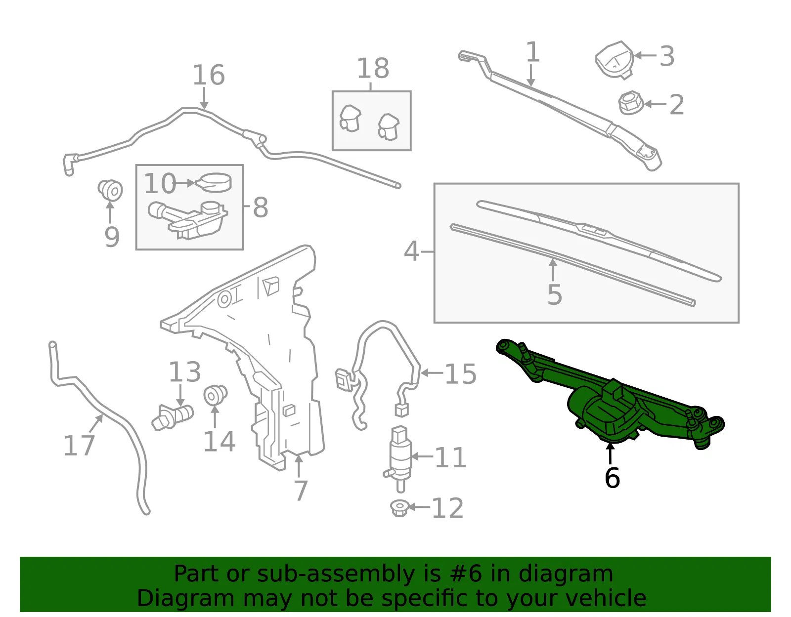 Windshield Wiper System Module - GM (22773541)
