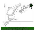Headlamp Bulb Access Cover - GM (22783813)
