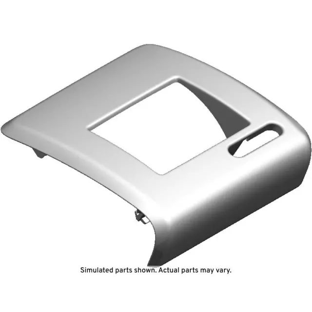 Light Platinum Rear Driver Side Folding Seat Latch Release Handle Bezel - GM (22784011)