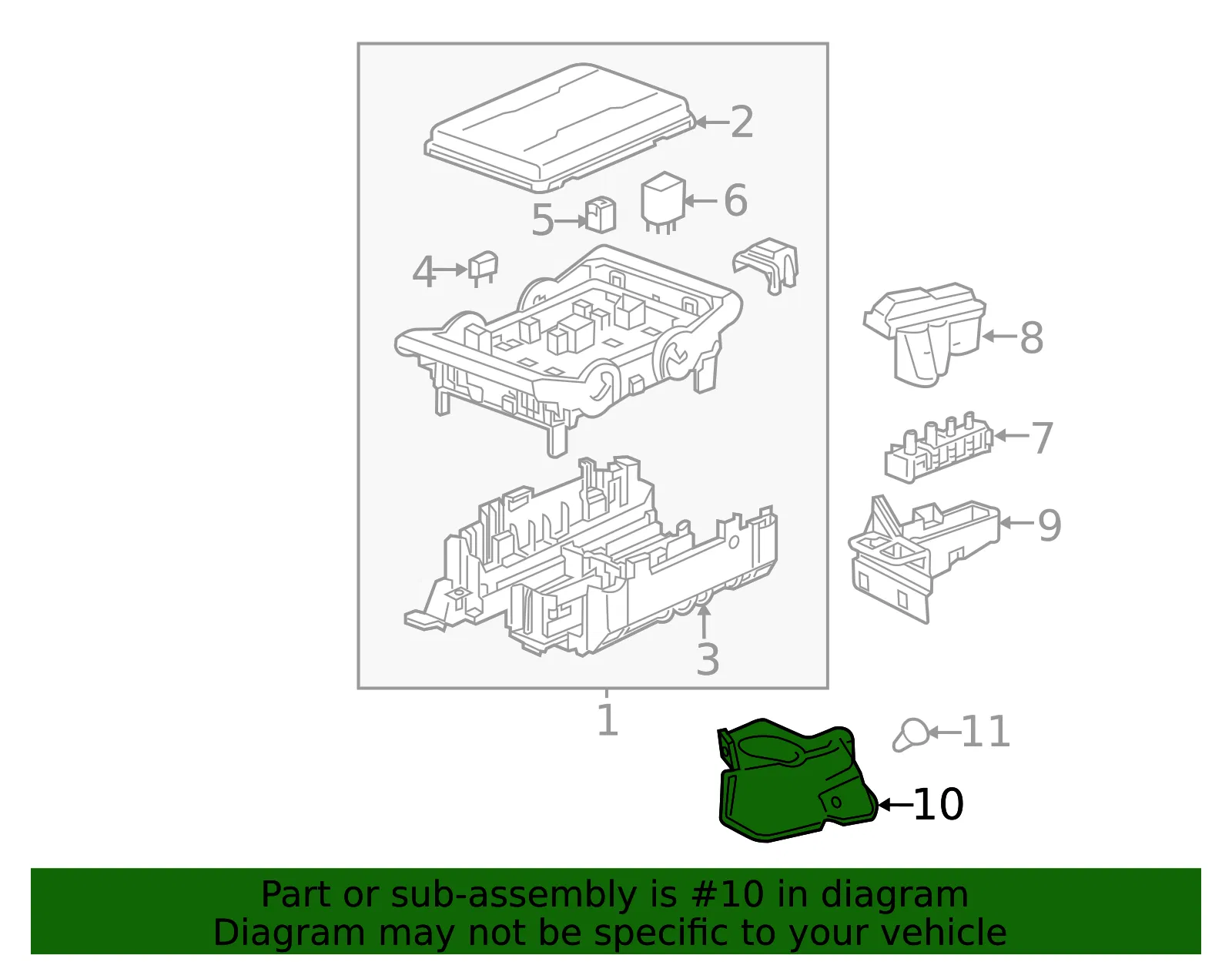 Fuse Block Shield - GM (22845573)