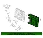 Engine Control Module Bracket - GM (22859944)
