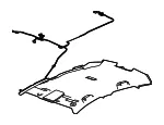 Light Titanium Headliner - GM (22876421)