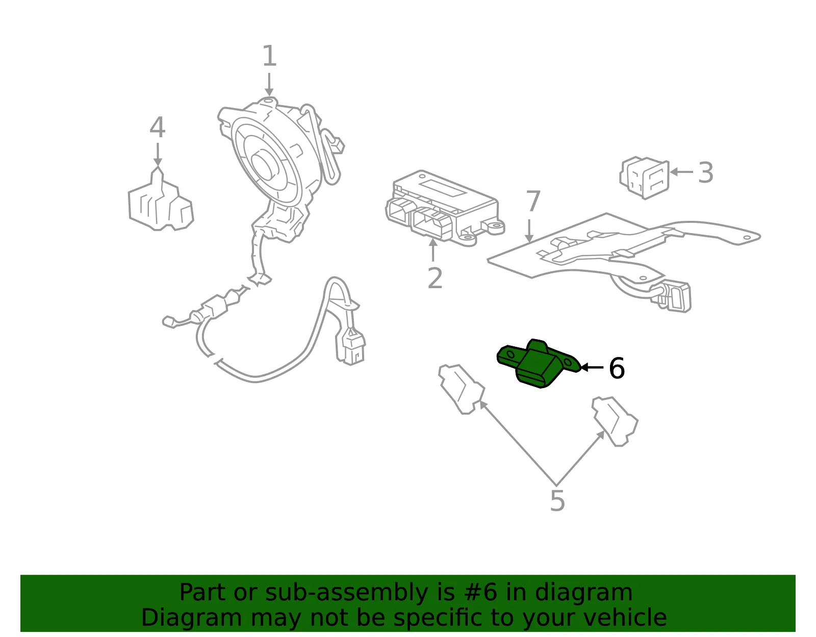Sensor - Driver's Side (LH) - GM (22886641)