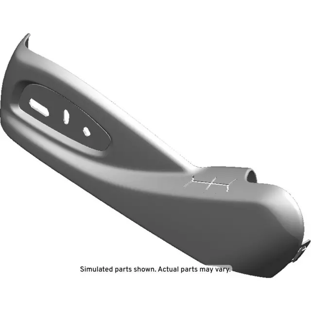 Light Platinum Driver Seat Cushion Outer Finish Panel - GM (22893770)