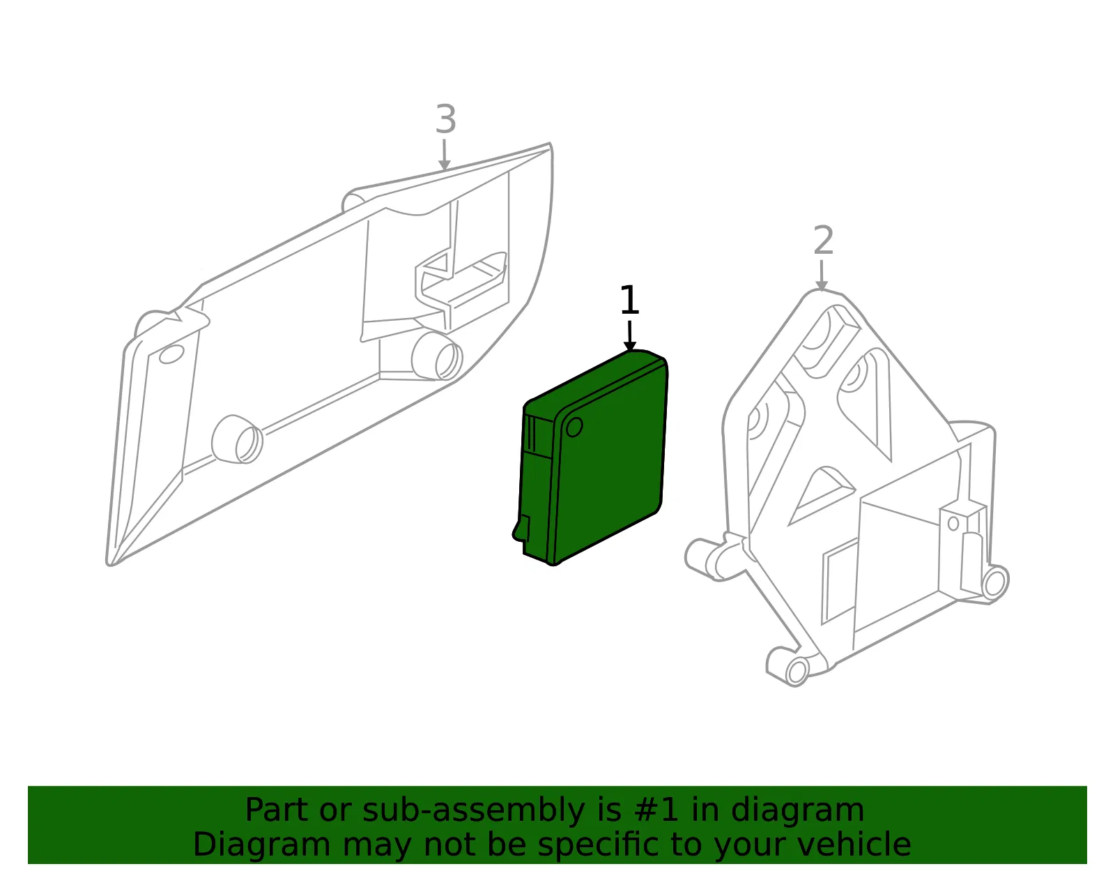 Side Object Sensing Alert Module - GM (22896038)