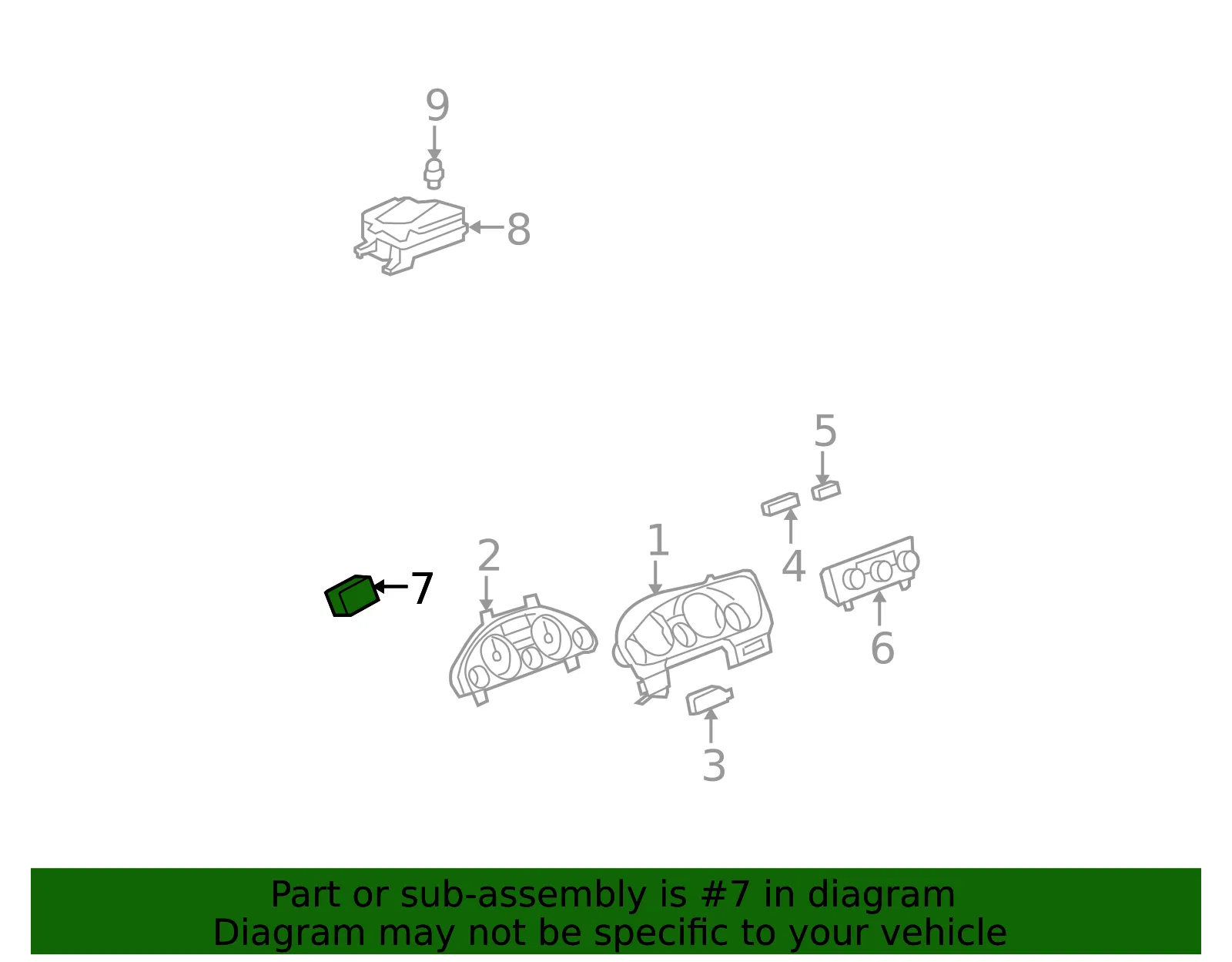 Headlamp Switch - ACDelco (22899574)
