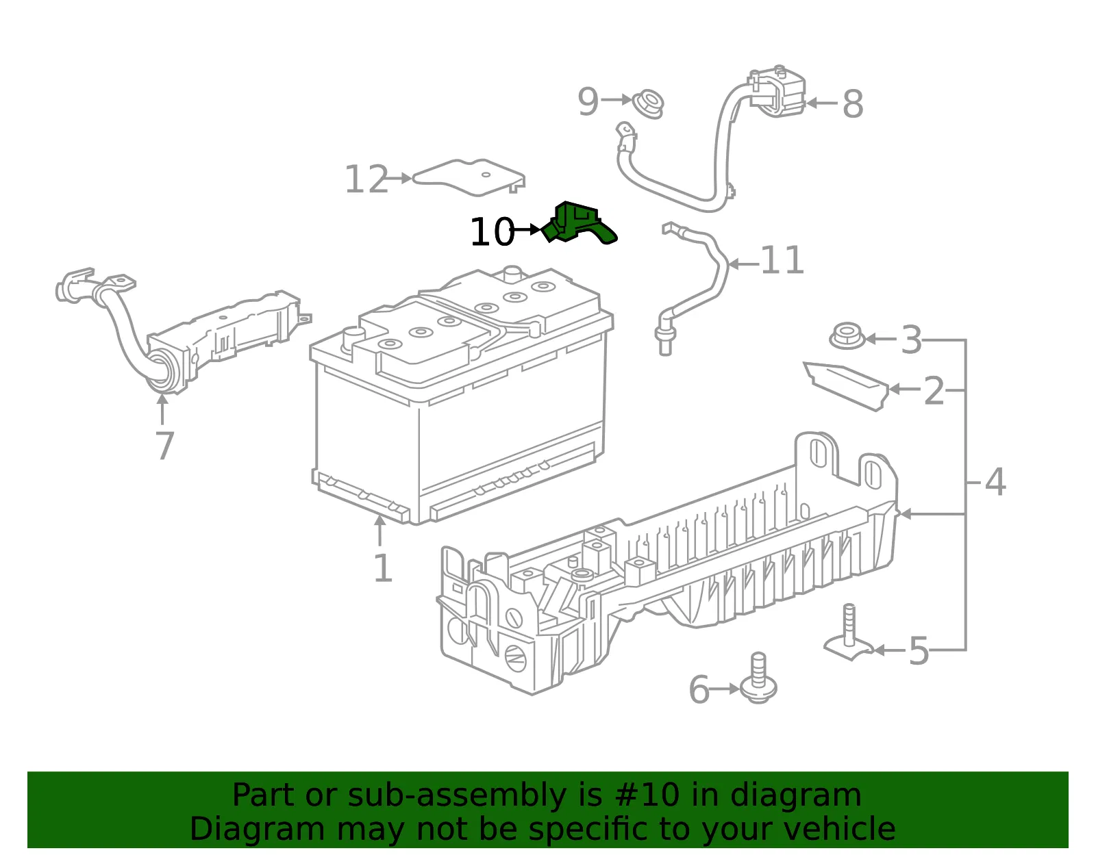 Battery Sensor - GM (22926732)