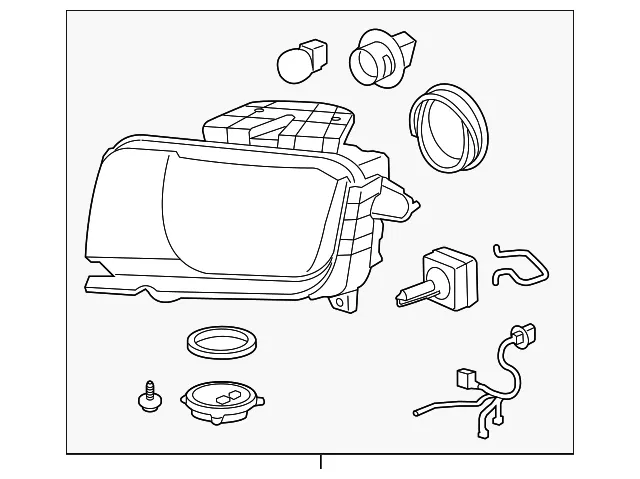 Composite Headlamp - GM (22959919)