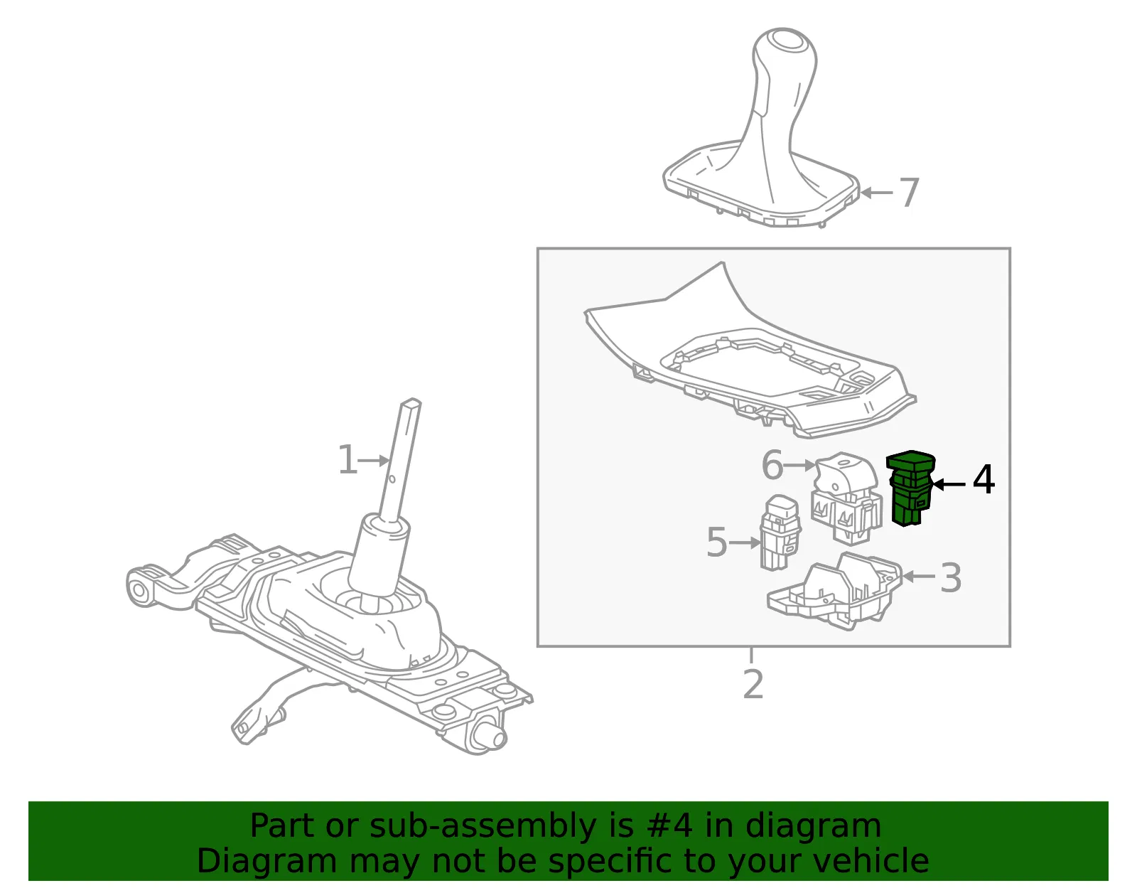 Ride Control Switch - GM (22962756)