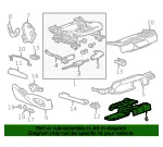 Driver Seat Adjuster Memory Module Bracket - GM (22968643)