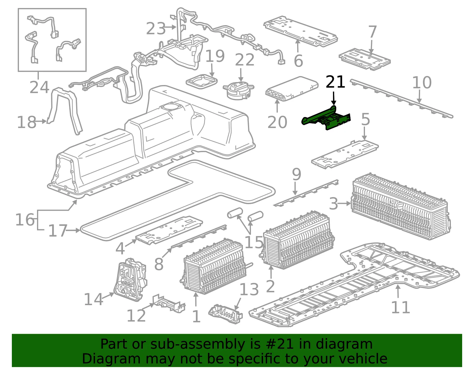 Interface Control Module Bracket - GM (23110131)