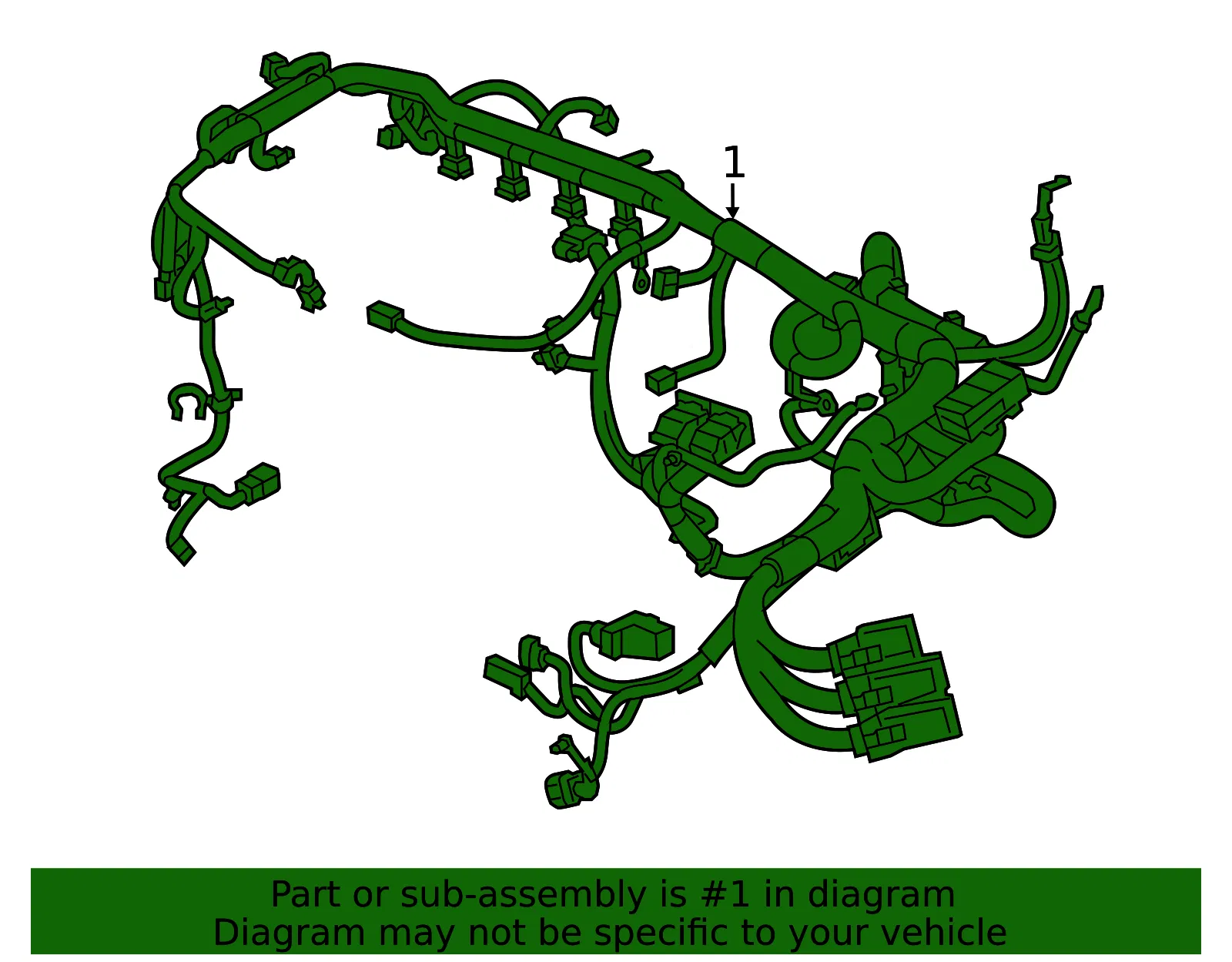 Engine Wiring Harness - GM (23136291)