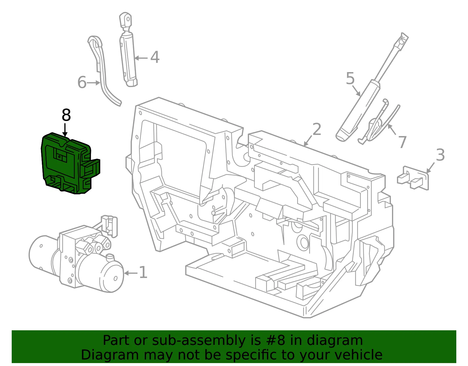 Folding Top Control Module - GM (23156905)