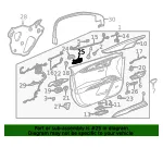 Memory Switch Bracket - Passenger Side (RH) - GM (23174300)