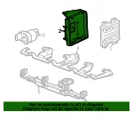Engine Control Module Bracket - ACDelco (23213449)