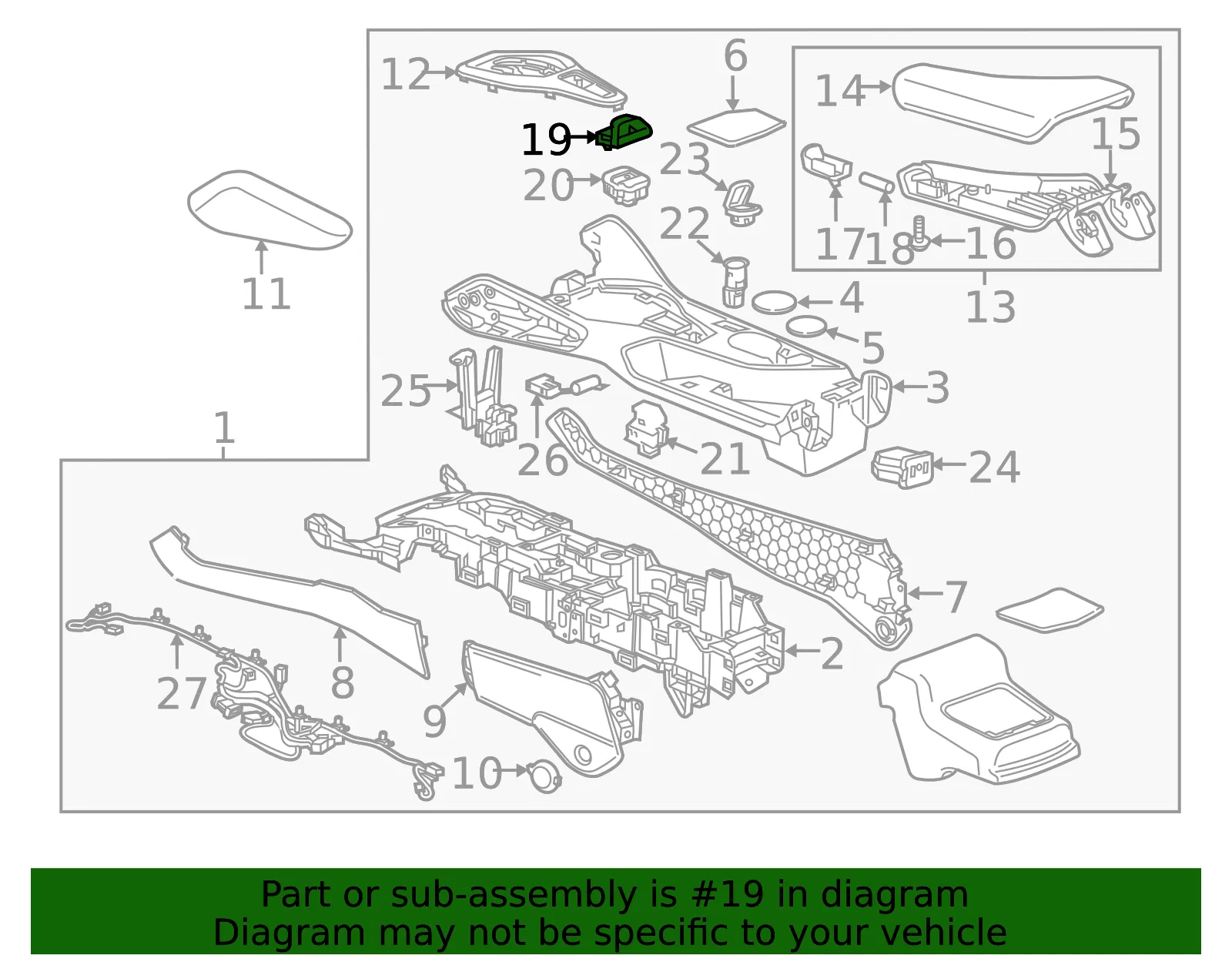 Hazard Warning Switch - ACDelco (23224979)