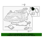 Headlamp Socket - GM (23255094)