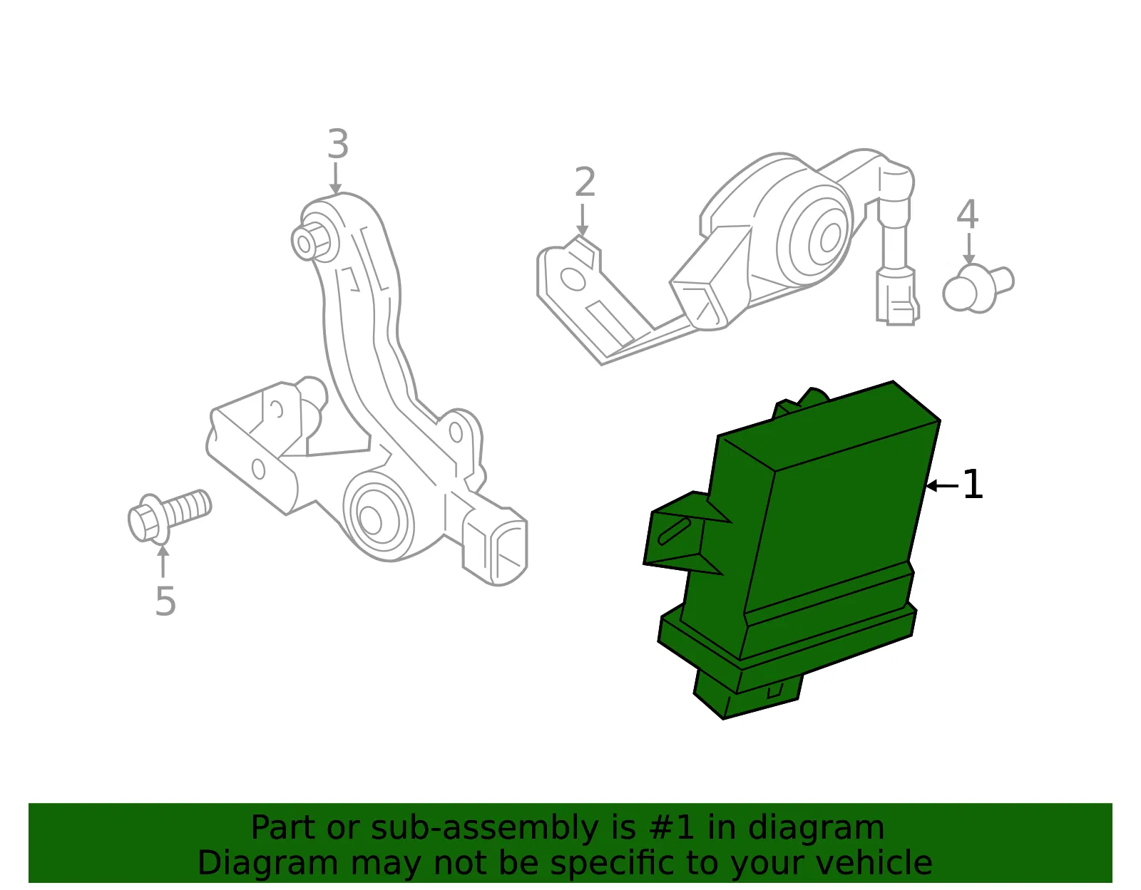 Head Lamp Control Module - GM (23258194)