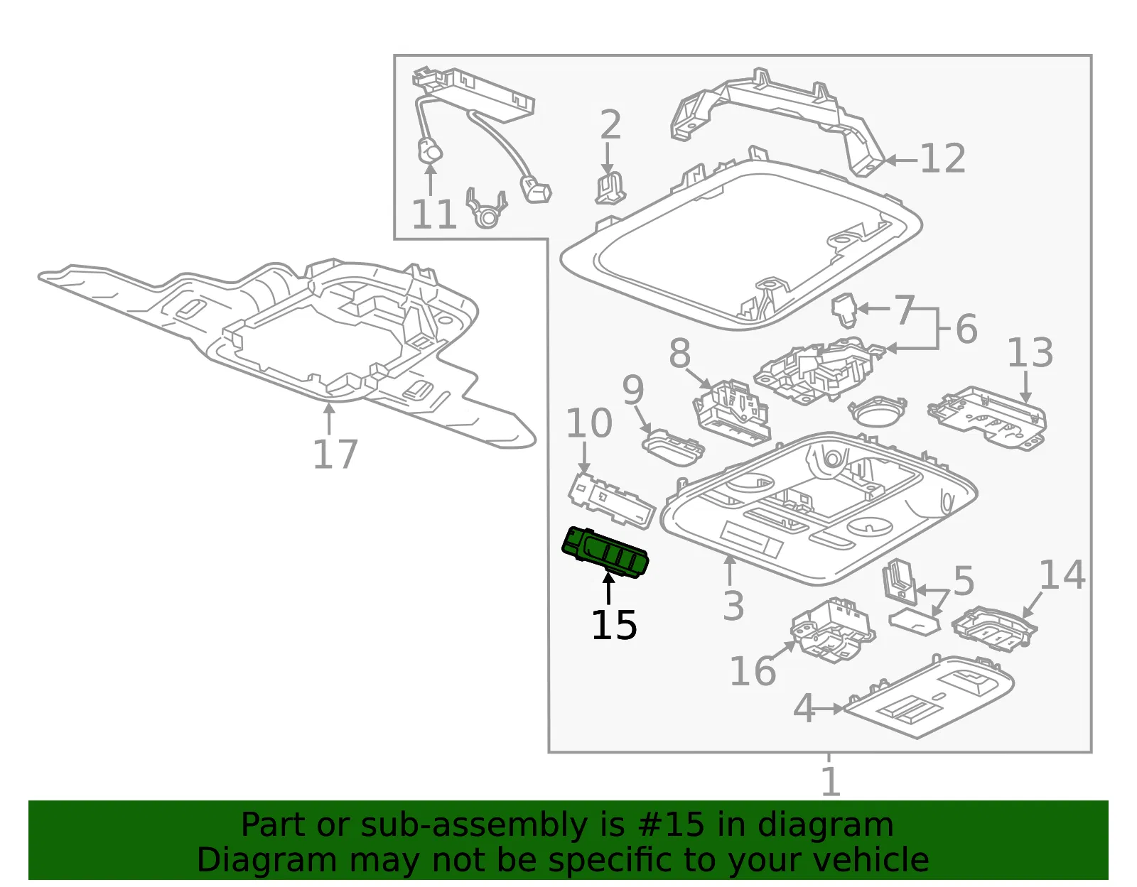 Combination Switch - GM (23259229)