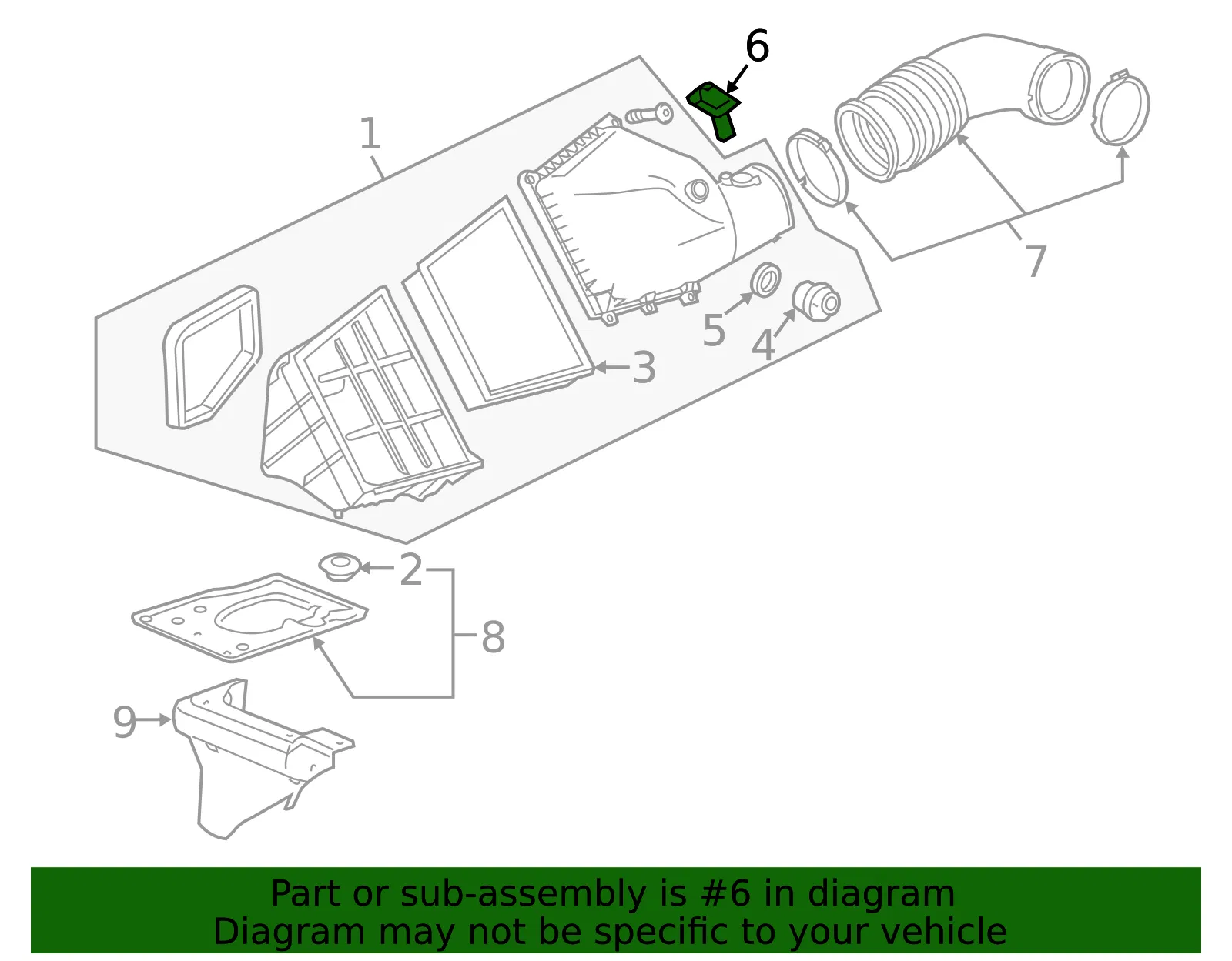 Mass Airflow Sensor - GM (23259883)