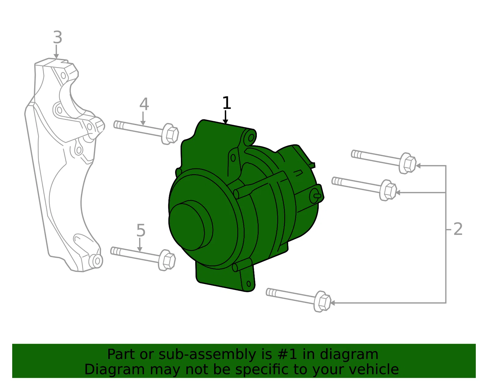 Alternator - ACDelco (23280476)