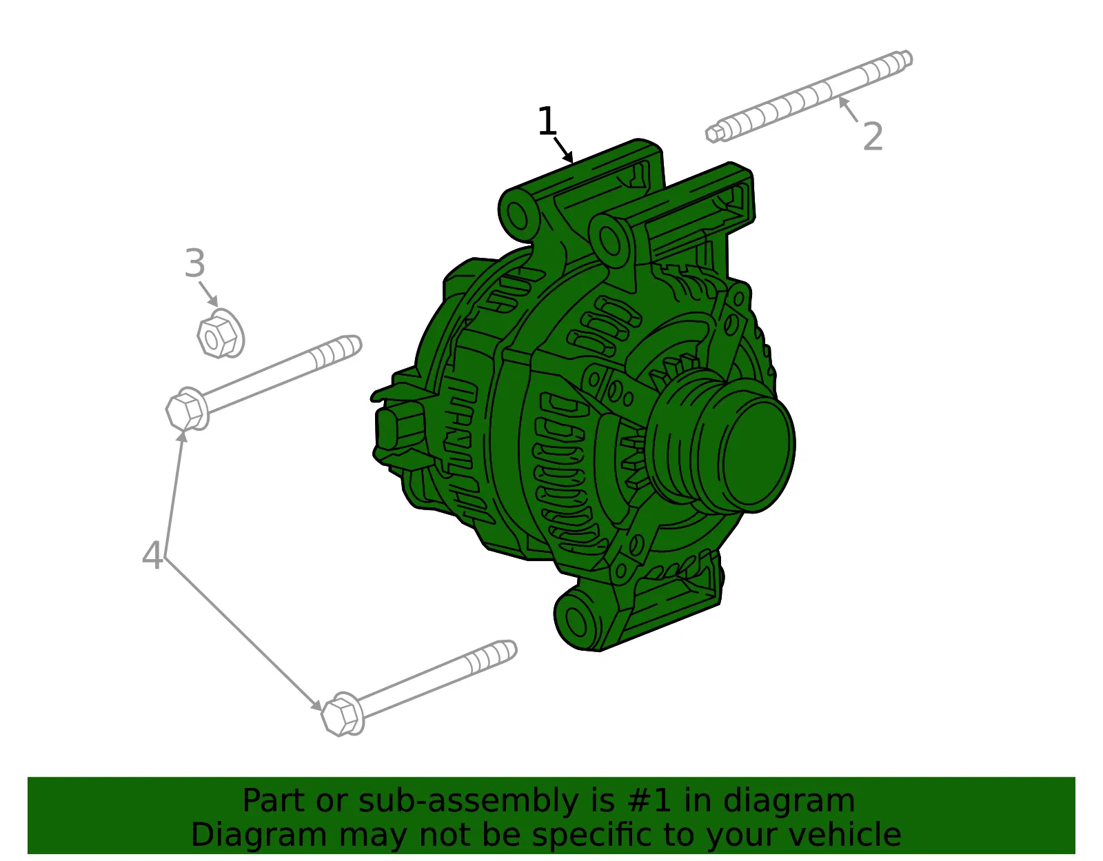 Alternator - GM (23286558)