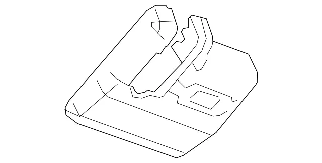 Jet Black Windshield Multi-Function Sensor Mount Bracket Cover - GM (23316899)