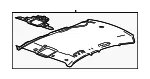 Light Neutral Headlining Trim Panel - GM (23337239)