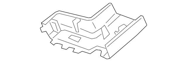 Jet Black Windshield Multi-Function Sensor Mount Bracket Cover - GM (23357424)