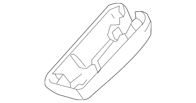Jet Black Windshield Multi-Function Sensor Mount Bracket Cover - GM (23359135)