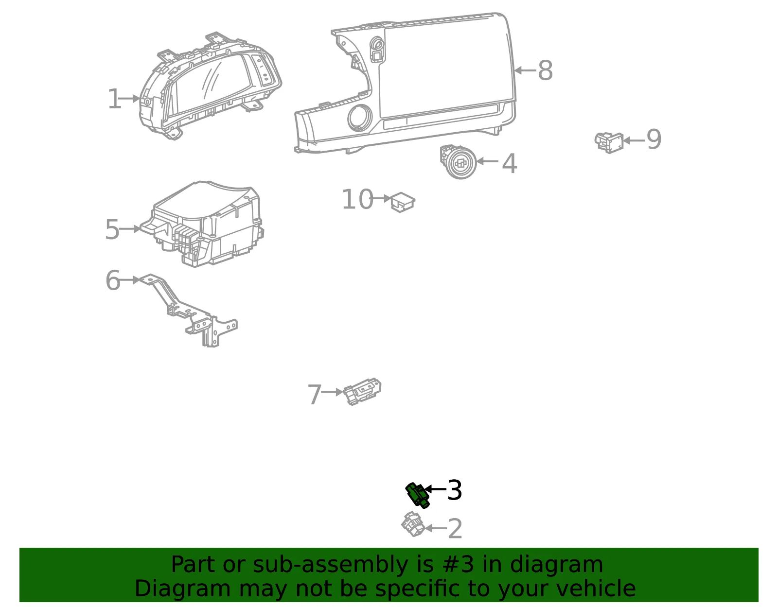 Dimmer Switch - GM (23366559)