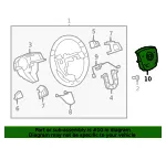 Driver Inflator Module - GM (23432192)