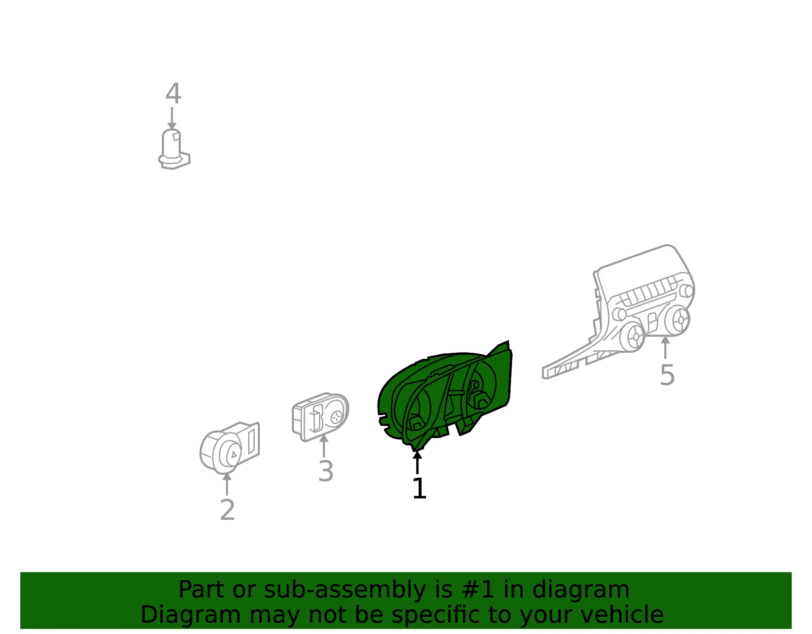 Cluster Assembly - GM (23436003)