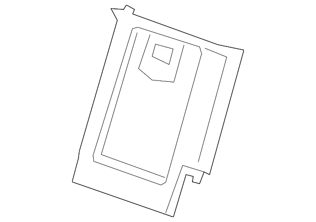 Very Light Cashmere Rear Passenger Side Seat Armrest Closeout Panel - GM (23441609)