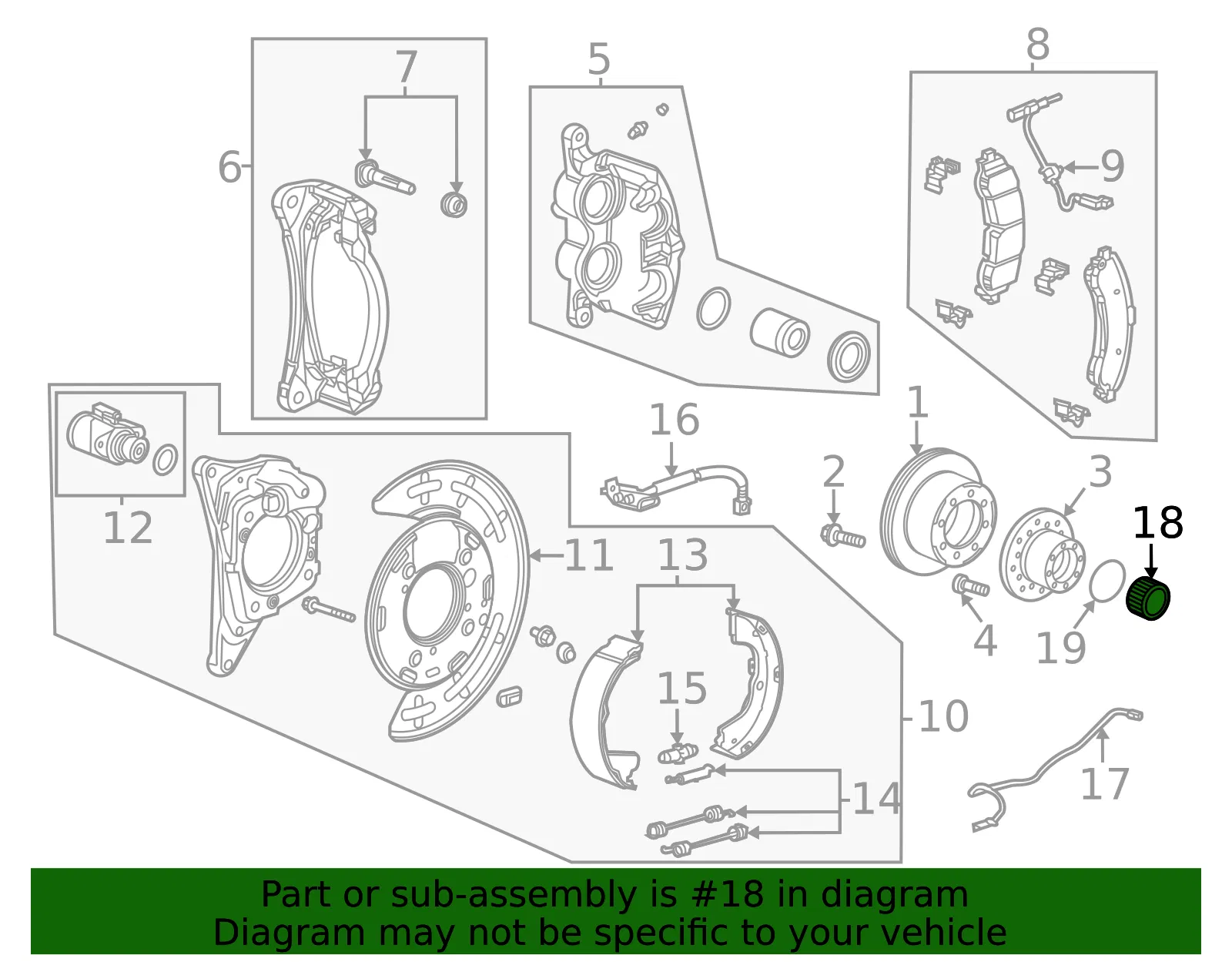 Wheel Speed Sensor Tone Ring - GM (23445895)