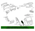 Hazard Warning Switch - GM (23459789)