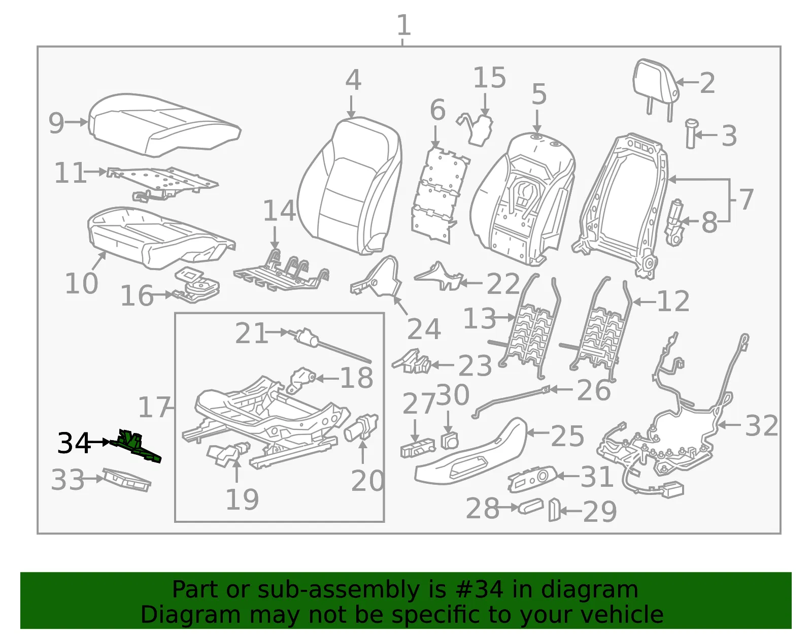 Module Bracket - Driver's Side (LH) - GM (23483045)