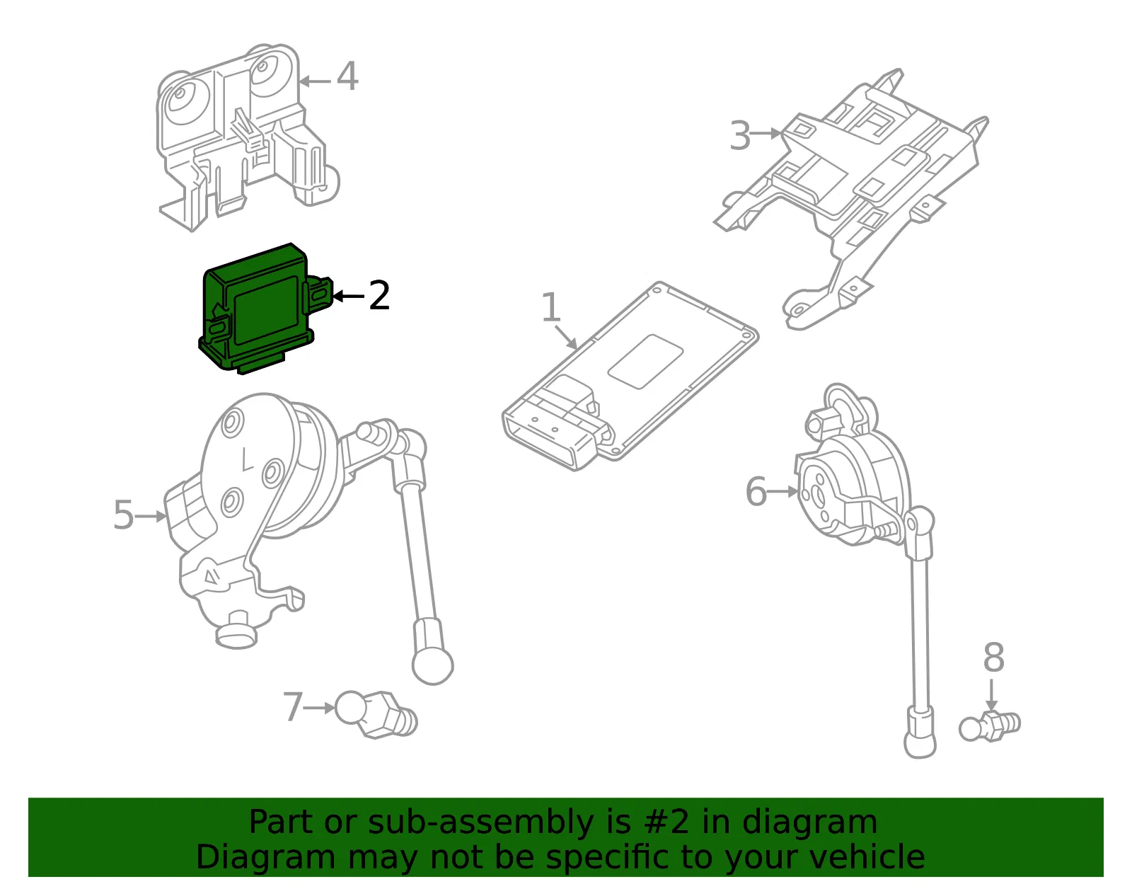 Head Lamp Control Module - GM (23493477)