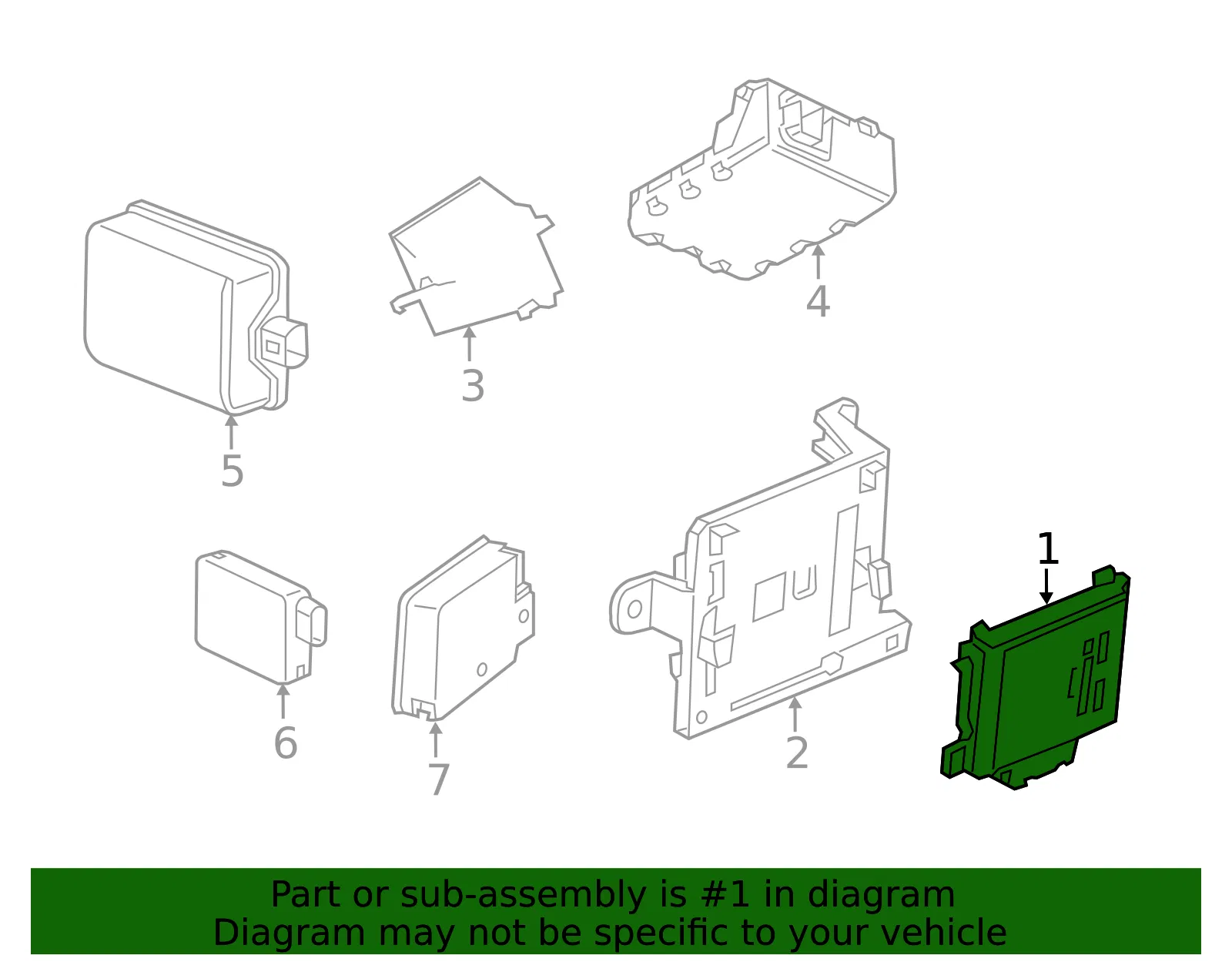 Active Safety Control Module - GM (23497732)