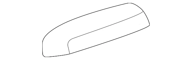 Light Platinum Front Floor Console Armrest Hinge Cover - GM (23498659)