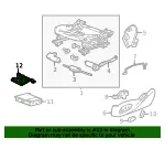 Driver Seat Adjuster Memory Module Bracket - GM (23499123)