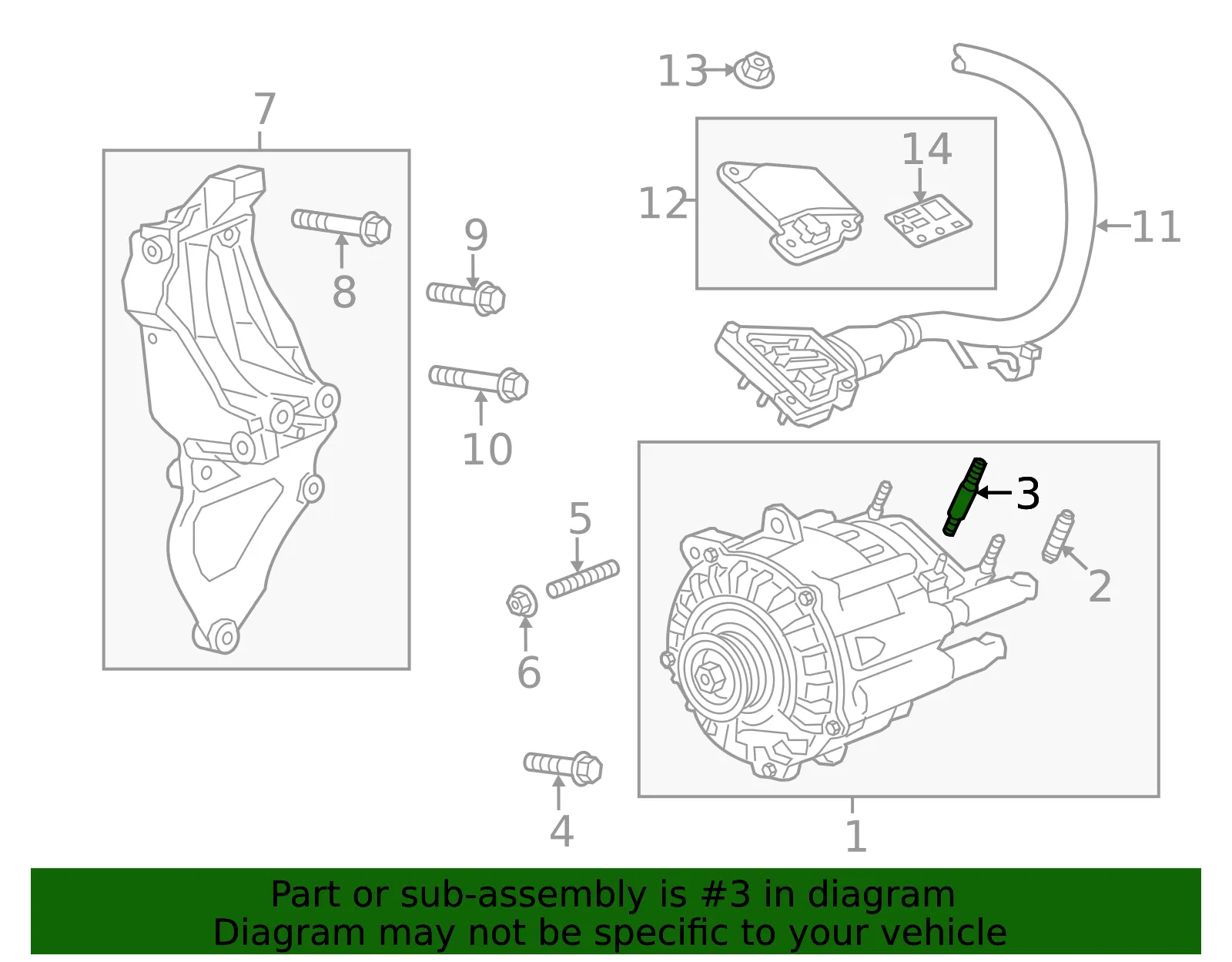 Alternator Stud - GM (24260169)
