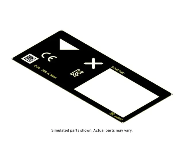 Portable Battery Charger Information Label - GM (24280307)