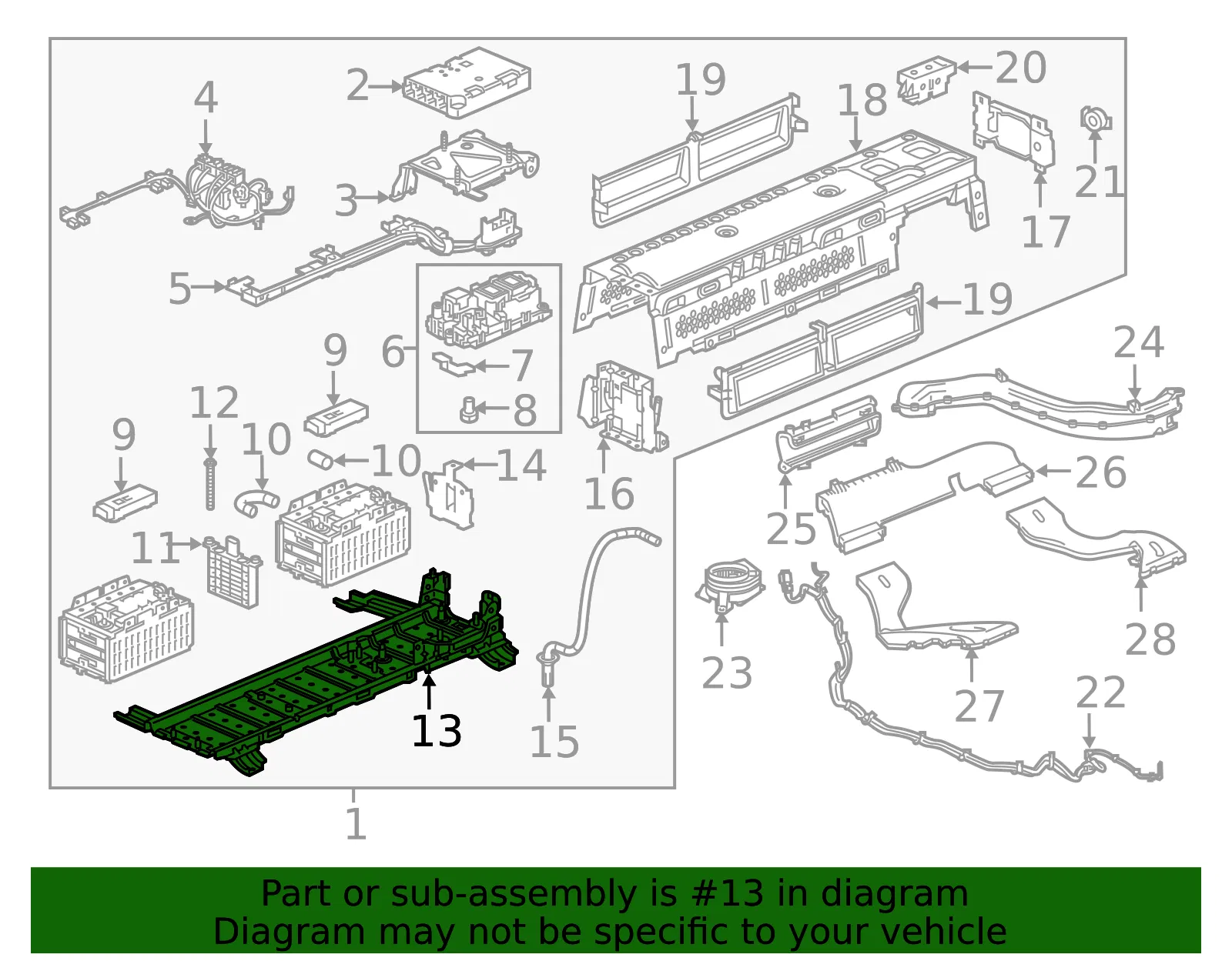 Battery Tray - GM (24286048)