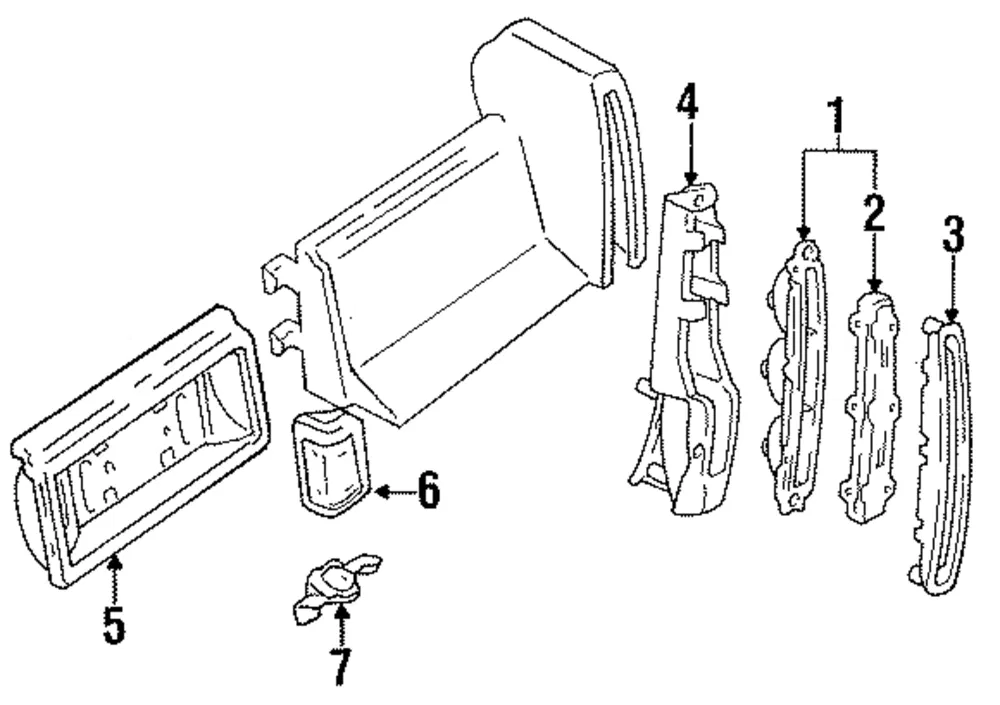 Housing Asm Tail Lamp Comp - GM (25532446)