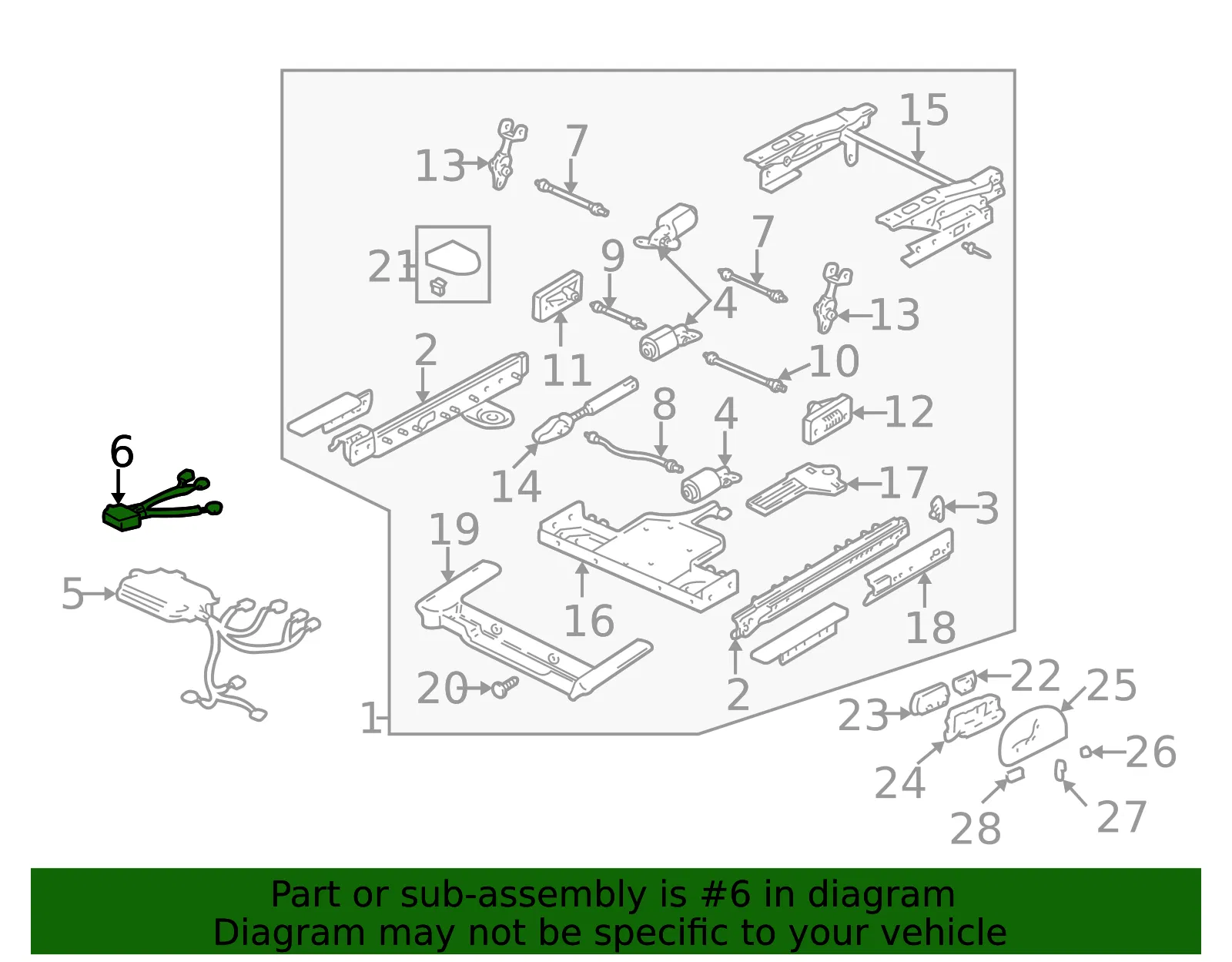 Module Asm P&D Seat Htr Co - GM (25643605)