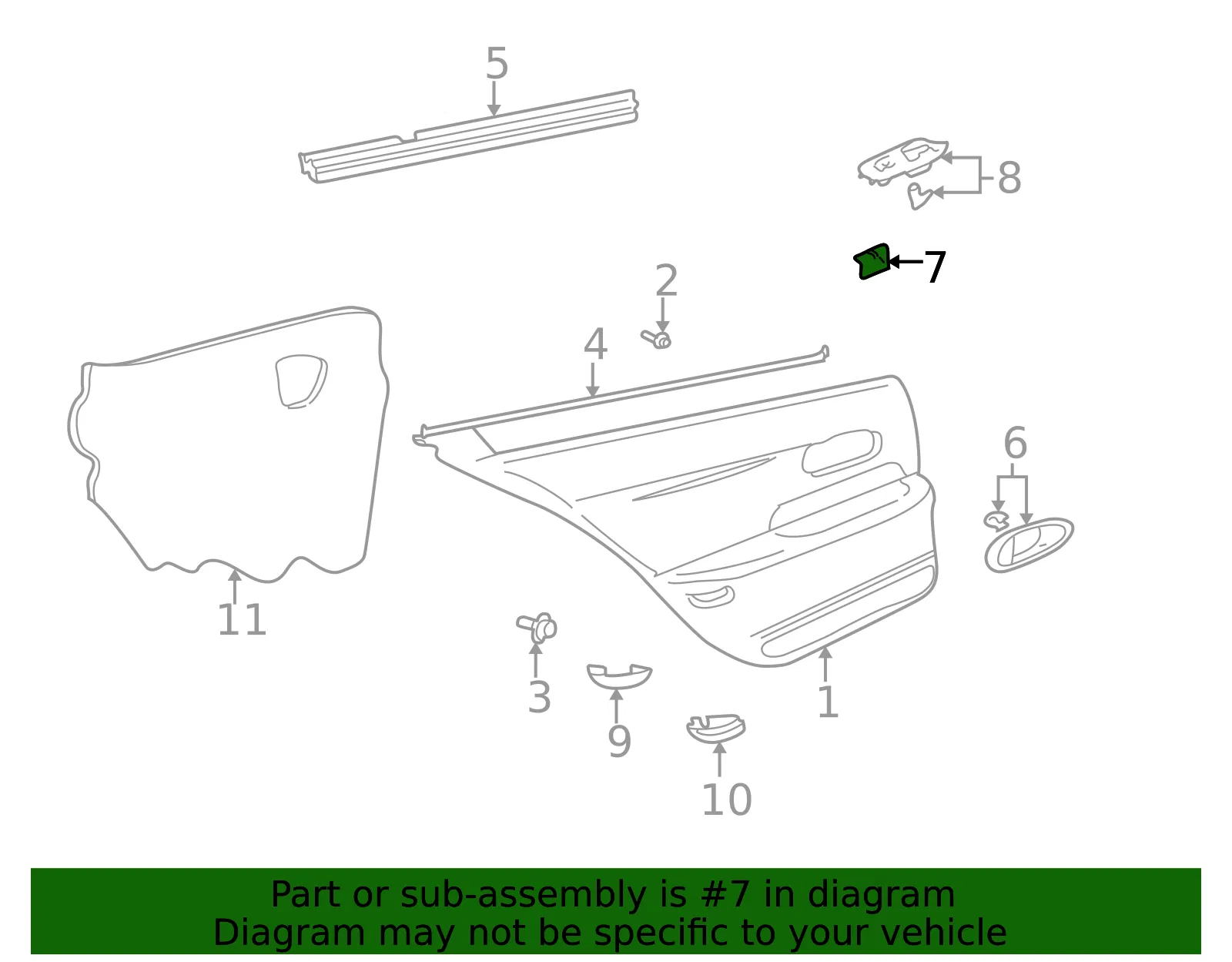 Side Window Switch - GM (25654442)