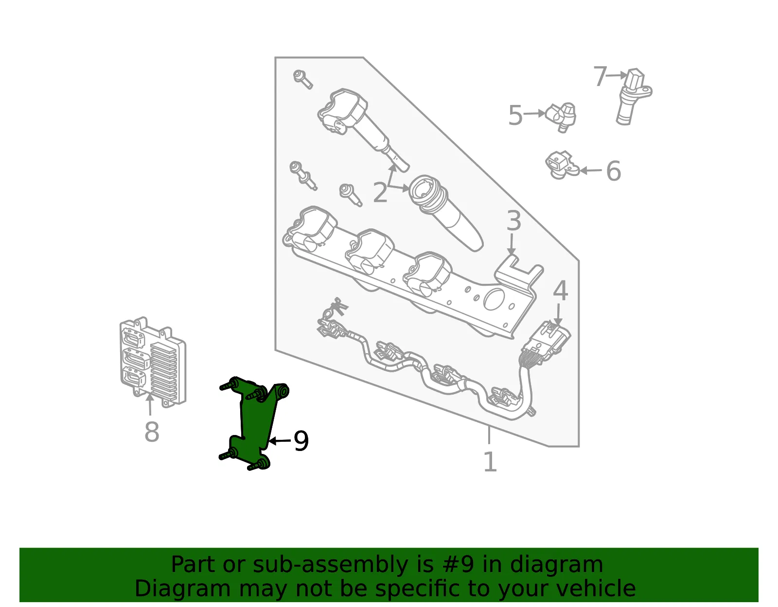 Bracket Ecm Brkt - GM (25730751)